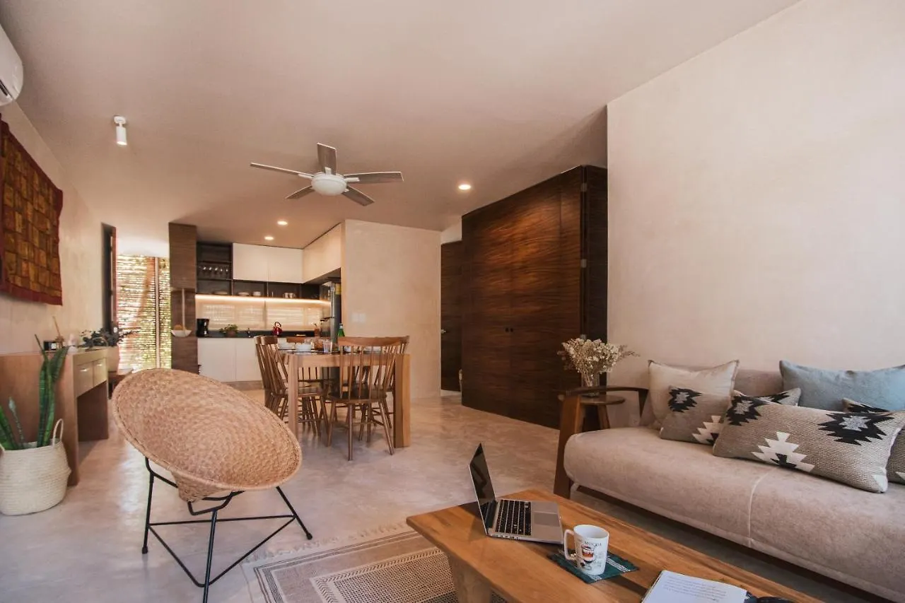 Spacious 2Br Apt - Wide Balcony W/Tub & Yoga Deck Tulum 0*,